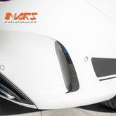 Gloss Black Rear bumper bar Vent Covers for Mercedes-Benz C-Class W205 Sedan With AMG Pack, include C43 & C63-S